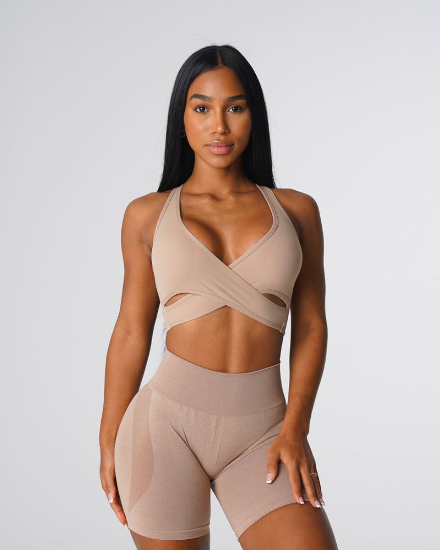 NVGTN Radiance Sport Bh Damen Beige Österreich | UyiJ0ItS