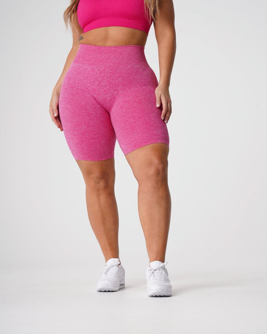 NVGTN Scrunch Seamless Kurze Hose Damen Fuchsie Österreich | V9qWb182