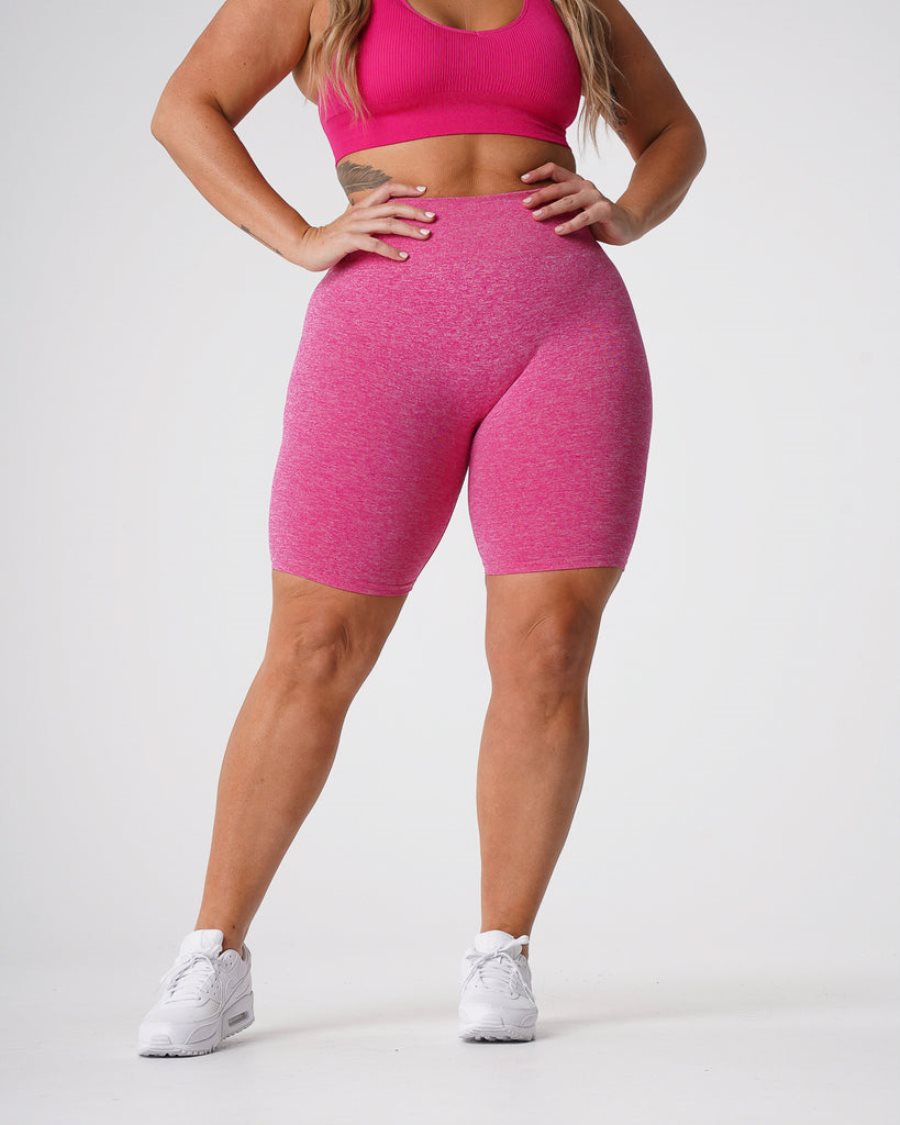 NVGTN Scrunch Seamless Kurze Hose Damen Fuchsie Österreich | V9qWb182