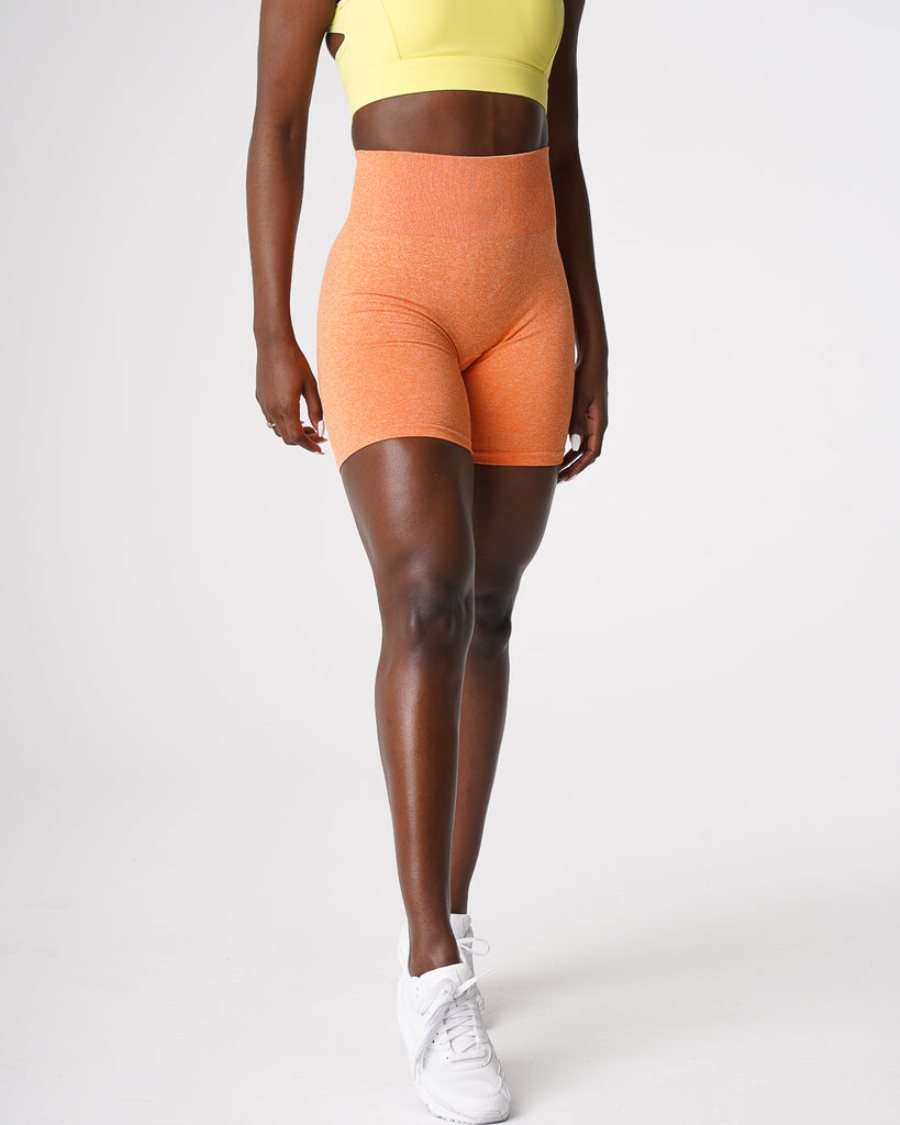 NVGTN Scrunch Seamless Kurze Hose Damen Orange Österreich | axj7TfXx