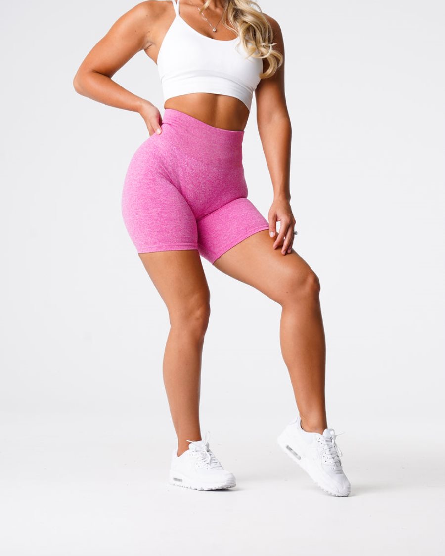 NVGTN Scrunch Seamless Kurze Hose Damen Rosa Österreich | it78481l