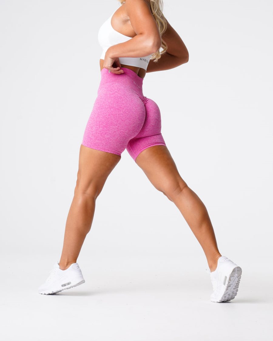 NVGTN Scrunch Seamless Kurze Hose Damen Rosa Österreich | it78481l