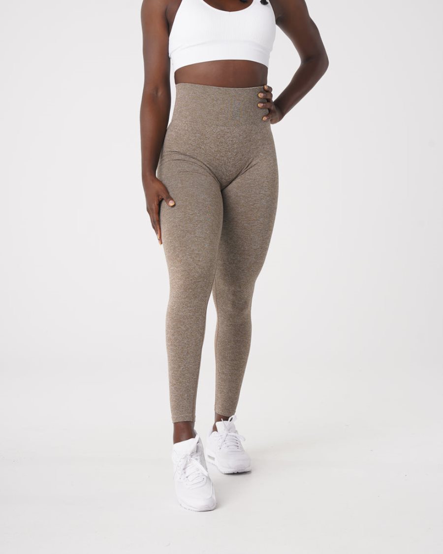 NVGTN Scrunch Seamless Leggings Damen Braun Österreich | Vrav97Sb