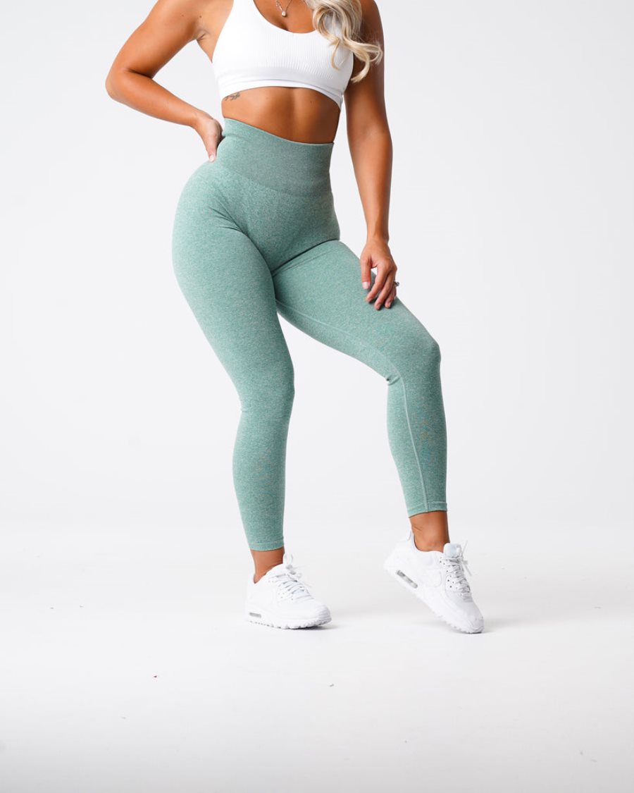 NVGTN Scrunch Seamless Leggings Damen Grün Österreich | auFW8m3Z