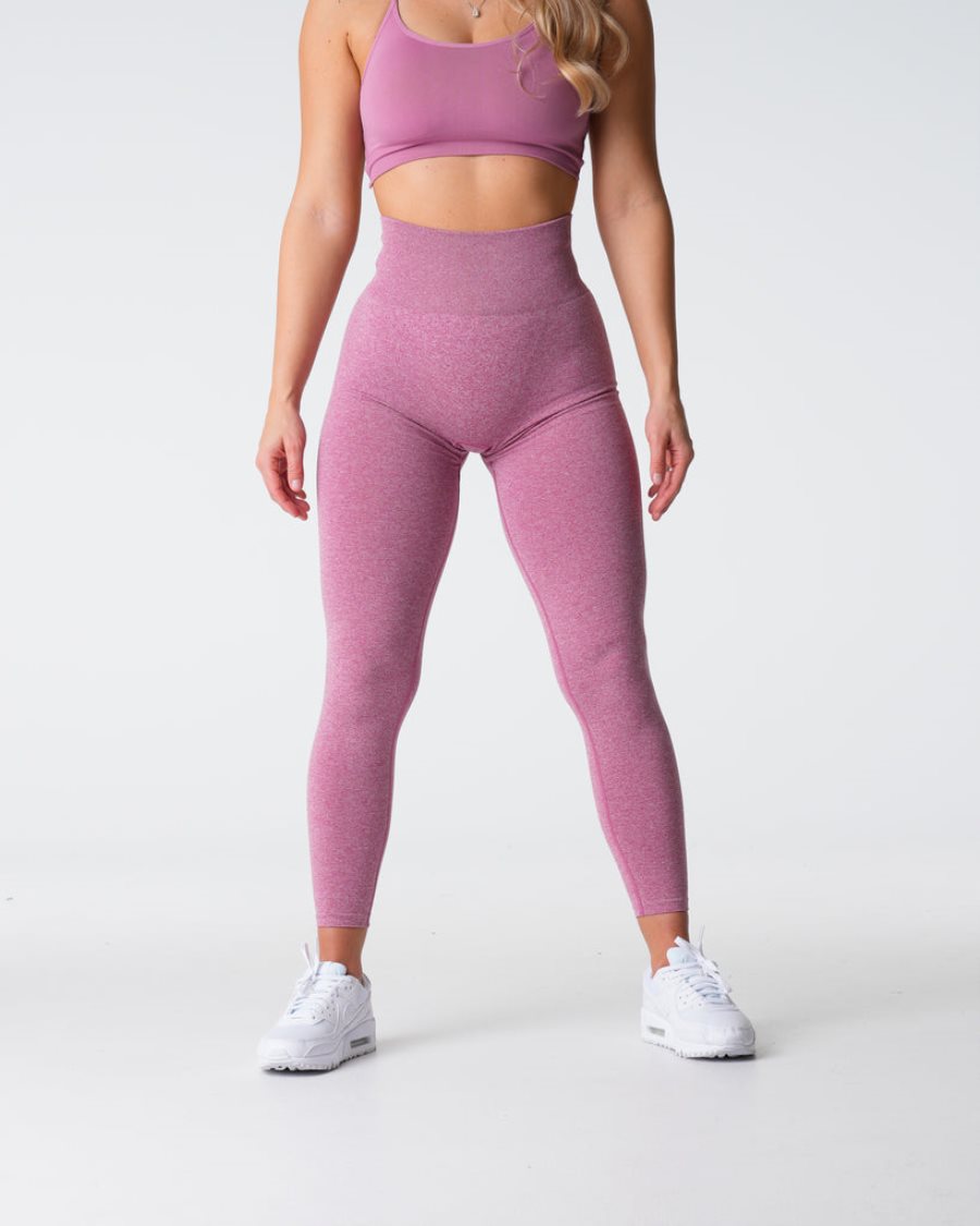 NVGTN Scrunch Seamless Leggings Damen Rosa Österreich | cmFzBFe9