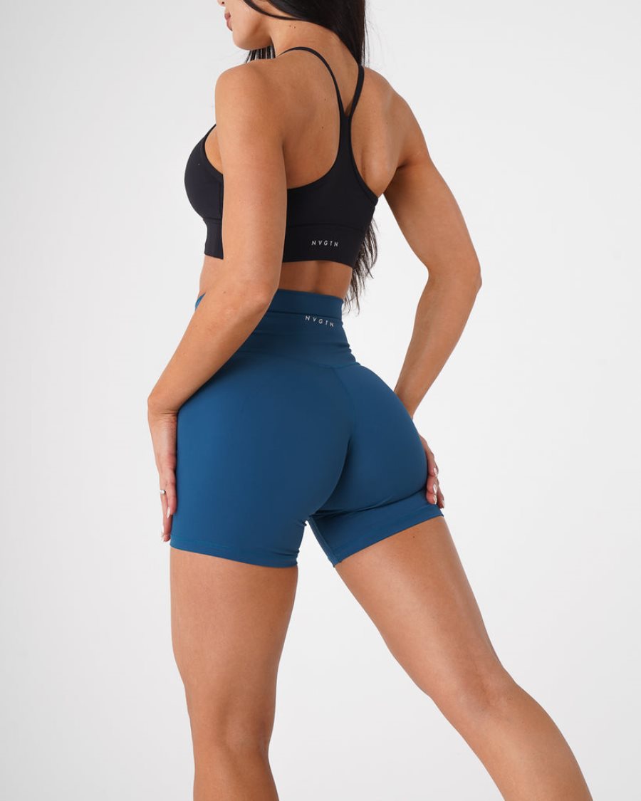 NVGTN Signature 2.0 Kurze Hose Damen Blau Österreich | pPwSk5JP