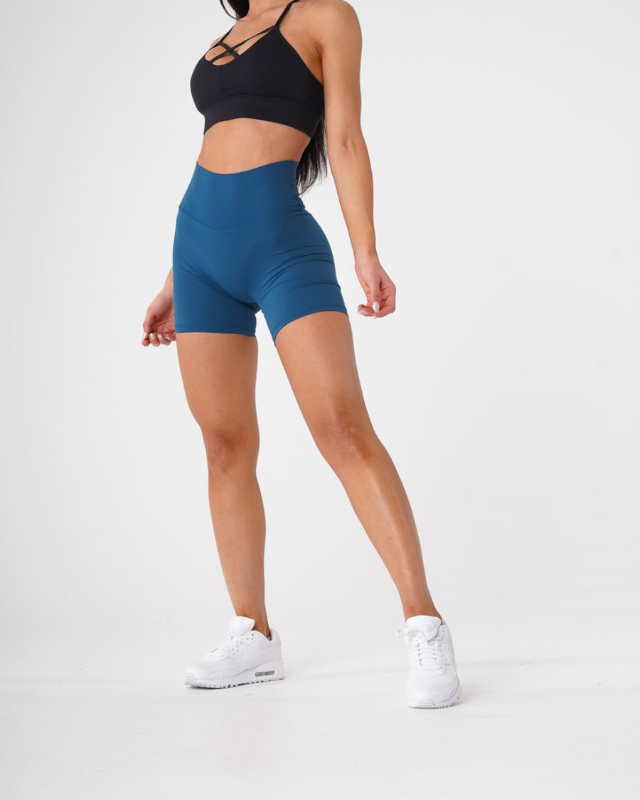 NVGTN Signature 2.0 Kurze Hose Damen Blau Österreich | pPwSk5JP