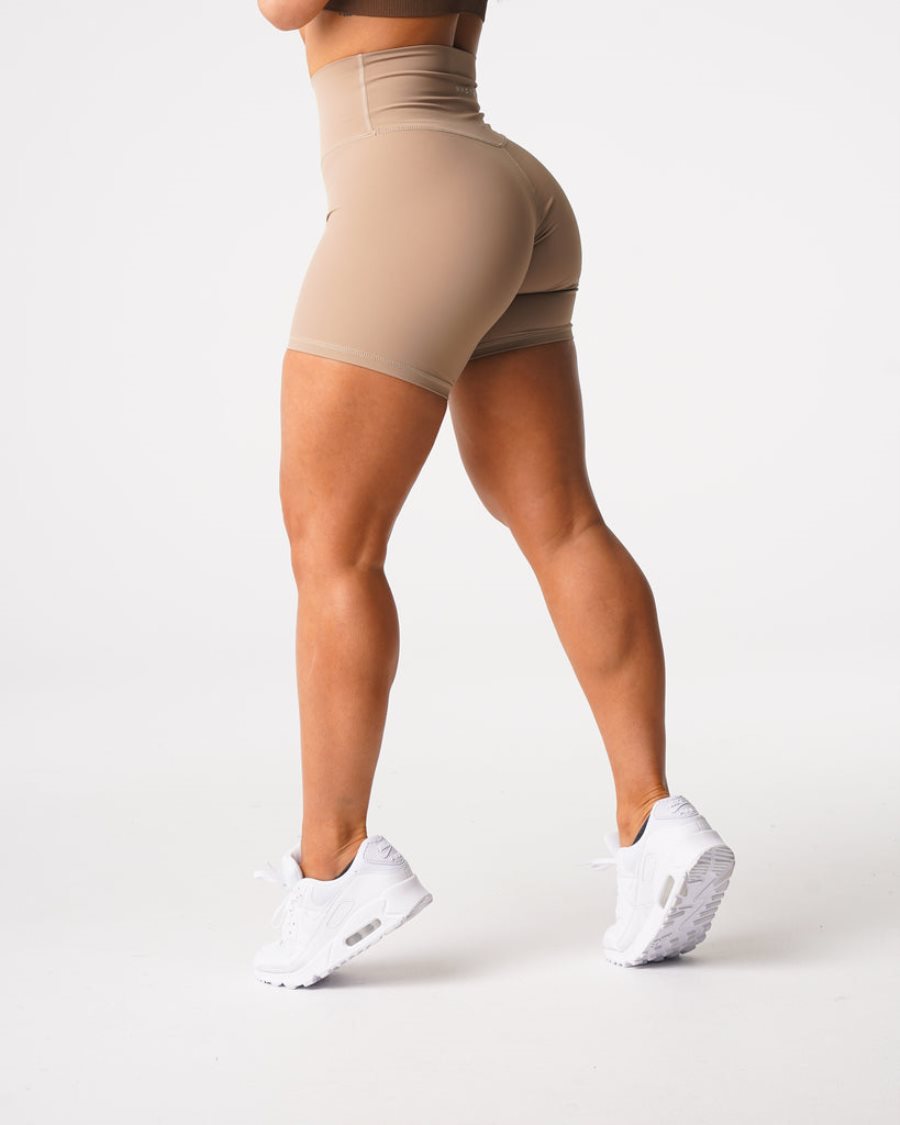 NVGTN Signature 2.0 Kurze Hose Damen Khaki Österreich | ZOMqVGmb