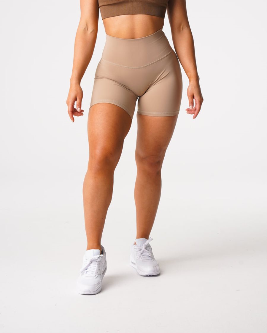 NVGTN Signature 2.0 Kurze Hose Damen Khaki Österreich | ZOMqVGmb