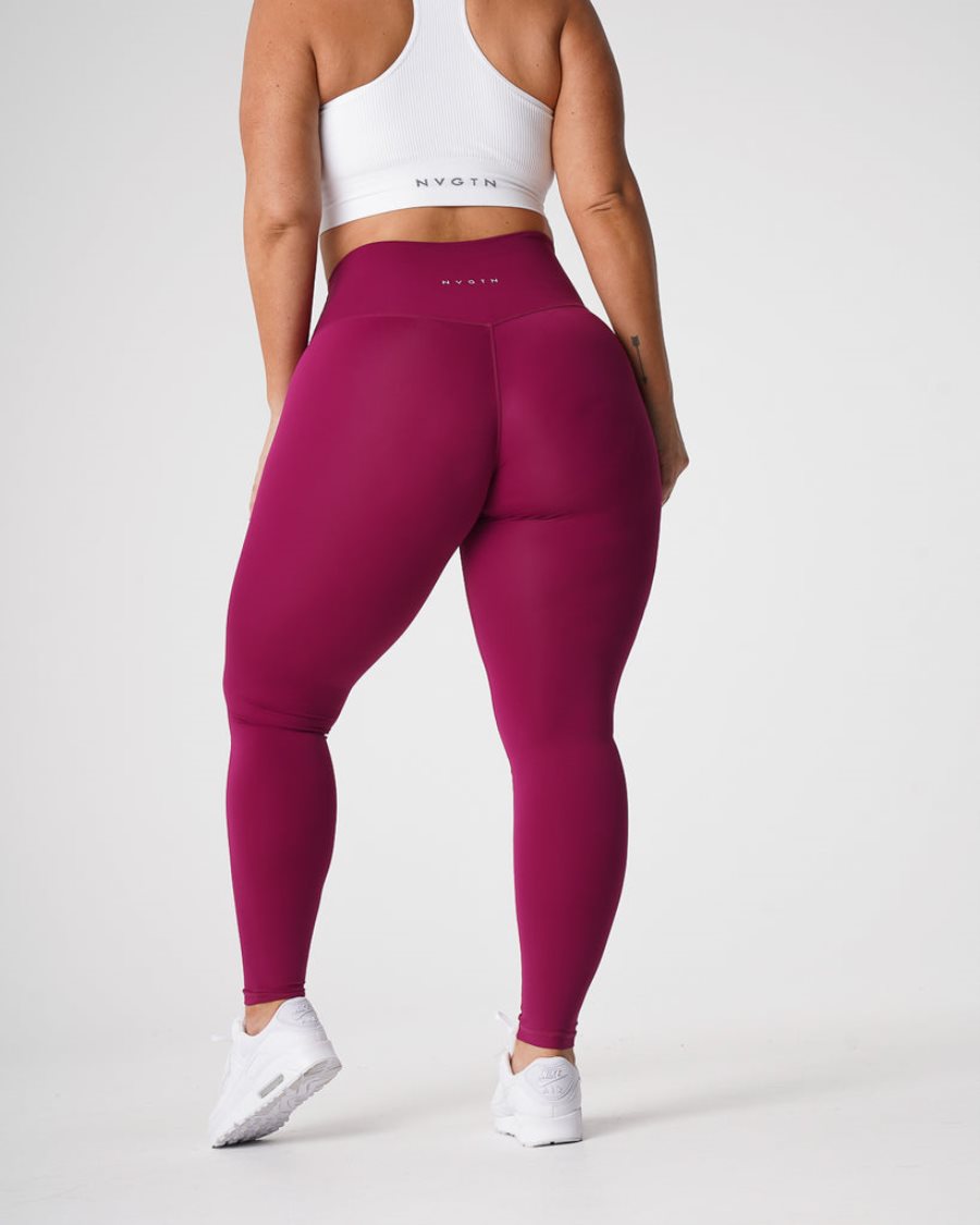 NVGTN Signature 2.0 Leggings Damen Bordeaux Österreich | tj7rr7WG