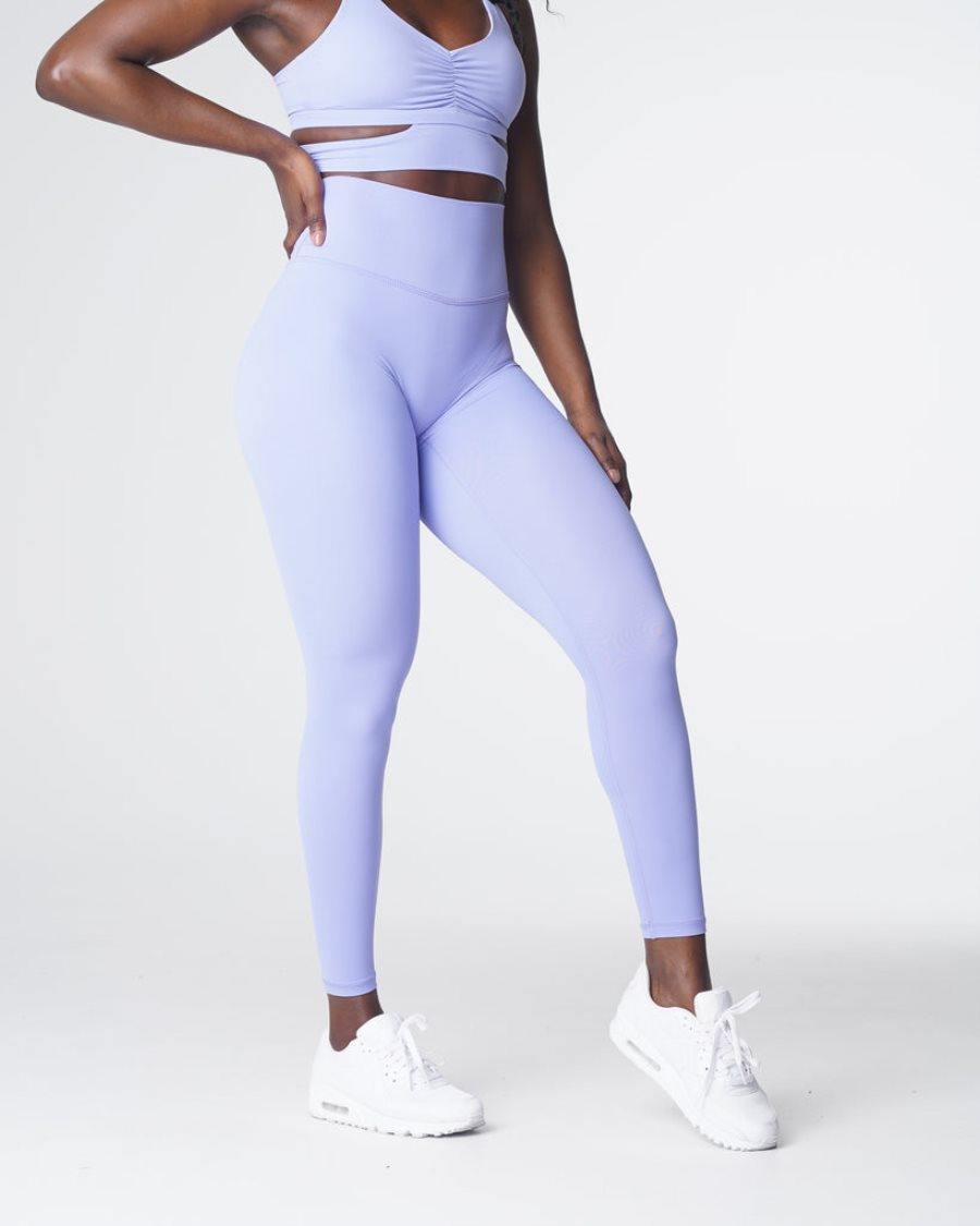 NVGTN Signature 2.0 Leggings Damen Helllila Österreich | XWUKyXfh