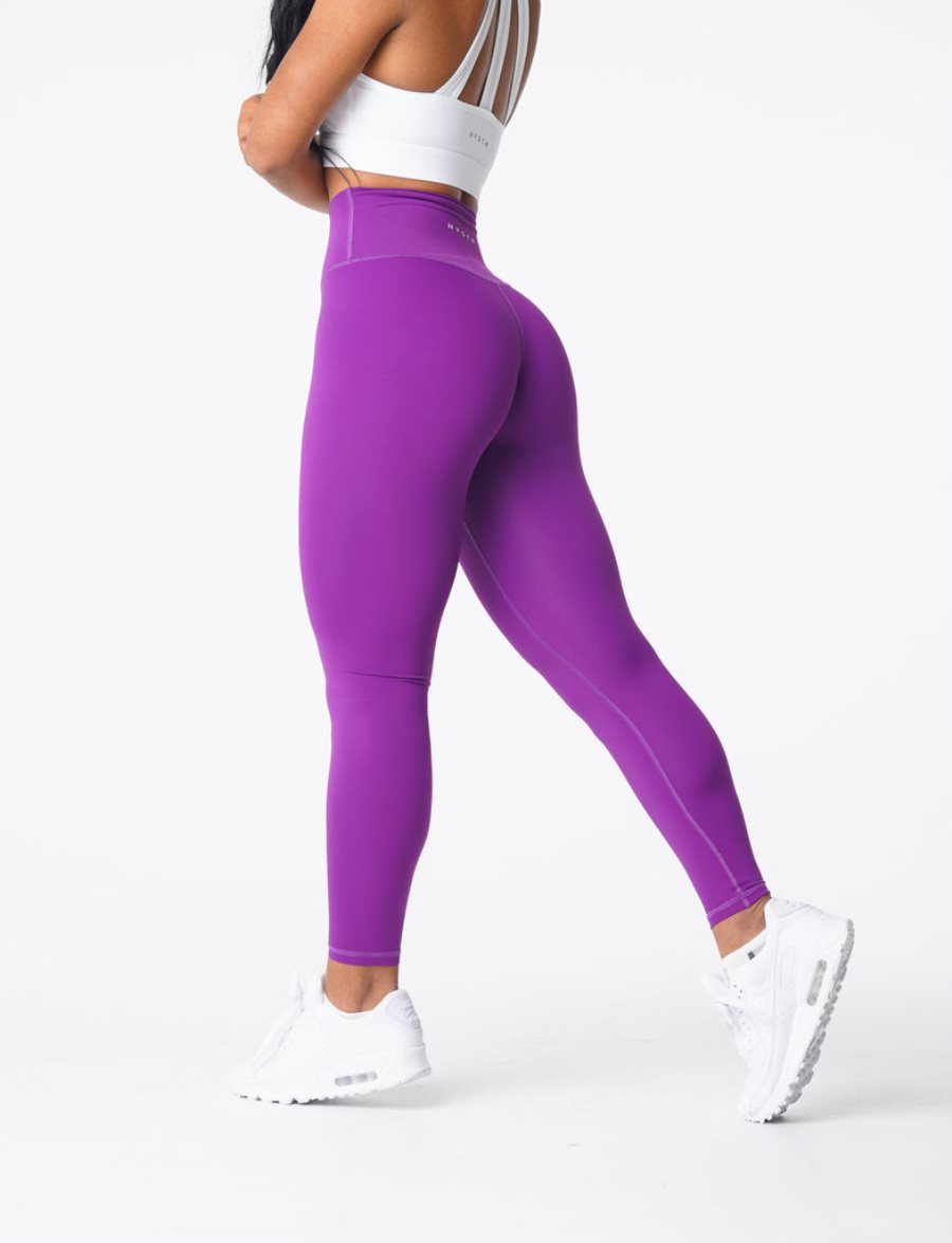 NVGTN Signature 2.0 Leggings Damen Lila Österreich | qLZv0yzt