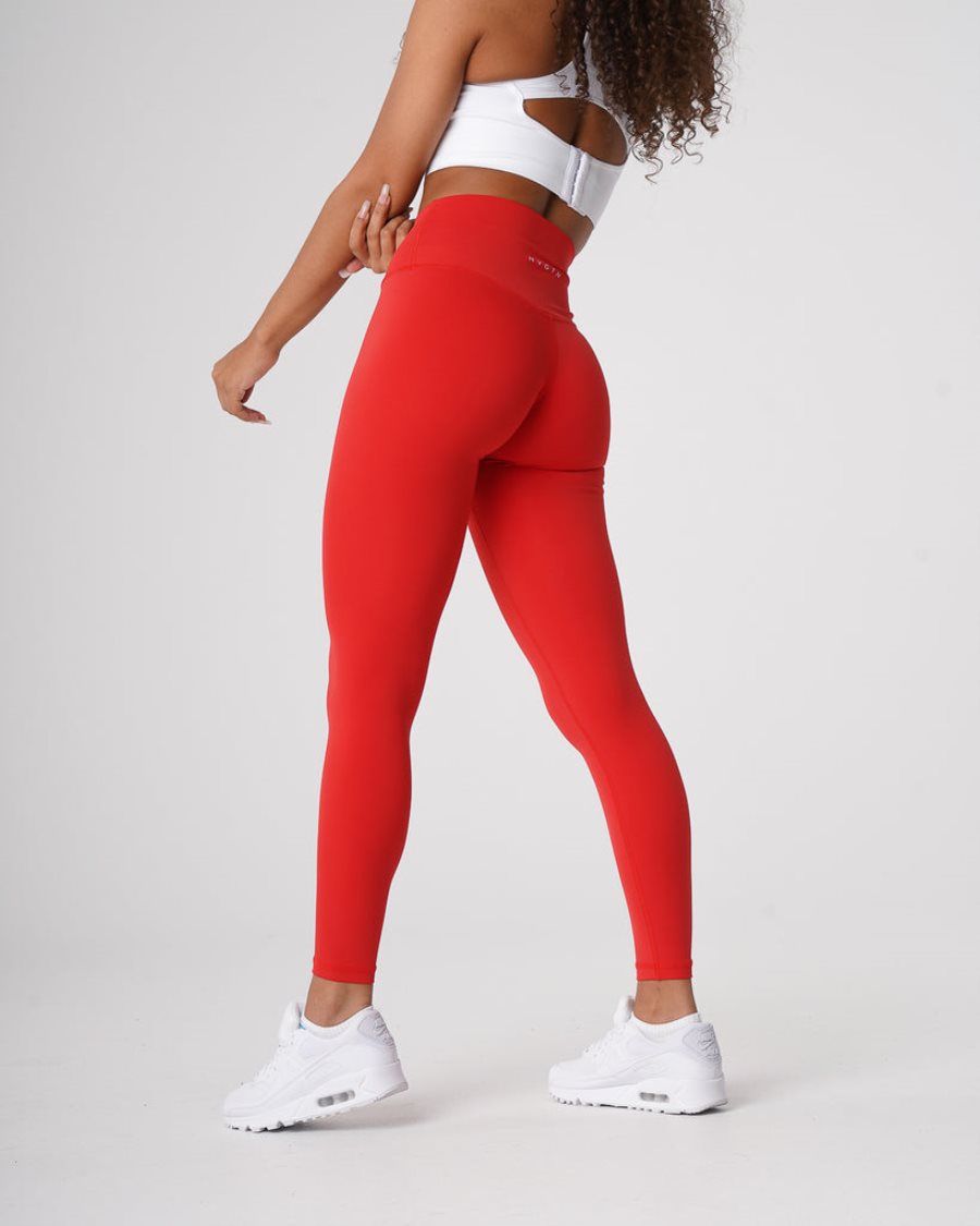 NVGTN Signature 2.0 Leggings Damen Rot Österreich | 6ahVNs4j