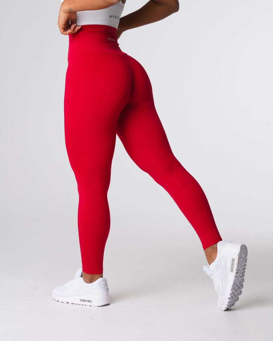 NVGTN Signature 2.0 Leggings Damen Rot Österreich | dWKYwSFd