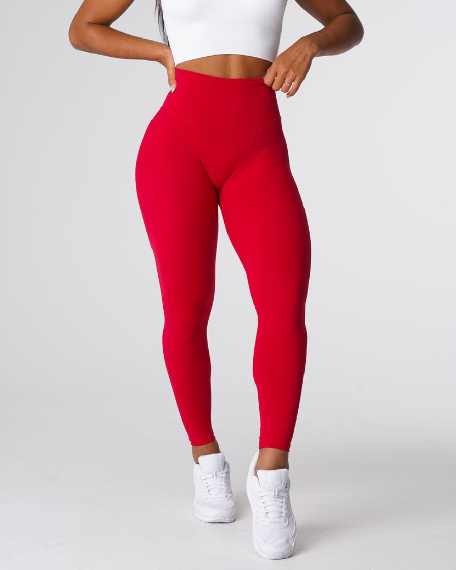 NVGTN Signature 2.0 Leggings Damen Rot Österreich | dWKYwSFd