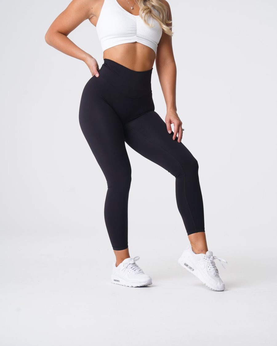 NVGTN Signature 2.0 Leggings Damen Schwarz Österreich | B7FLQJAI