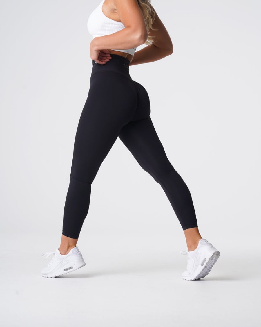 NVGTN Signature 2.0 Leggings Damen Schwarz Österreich | B7FLQJAI