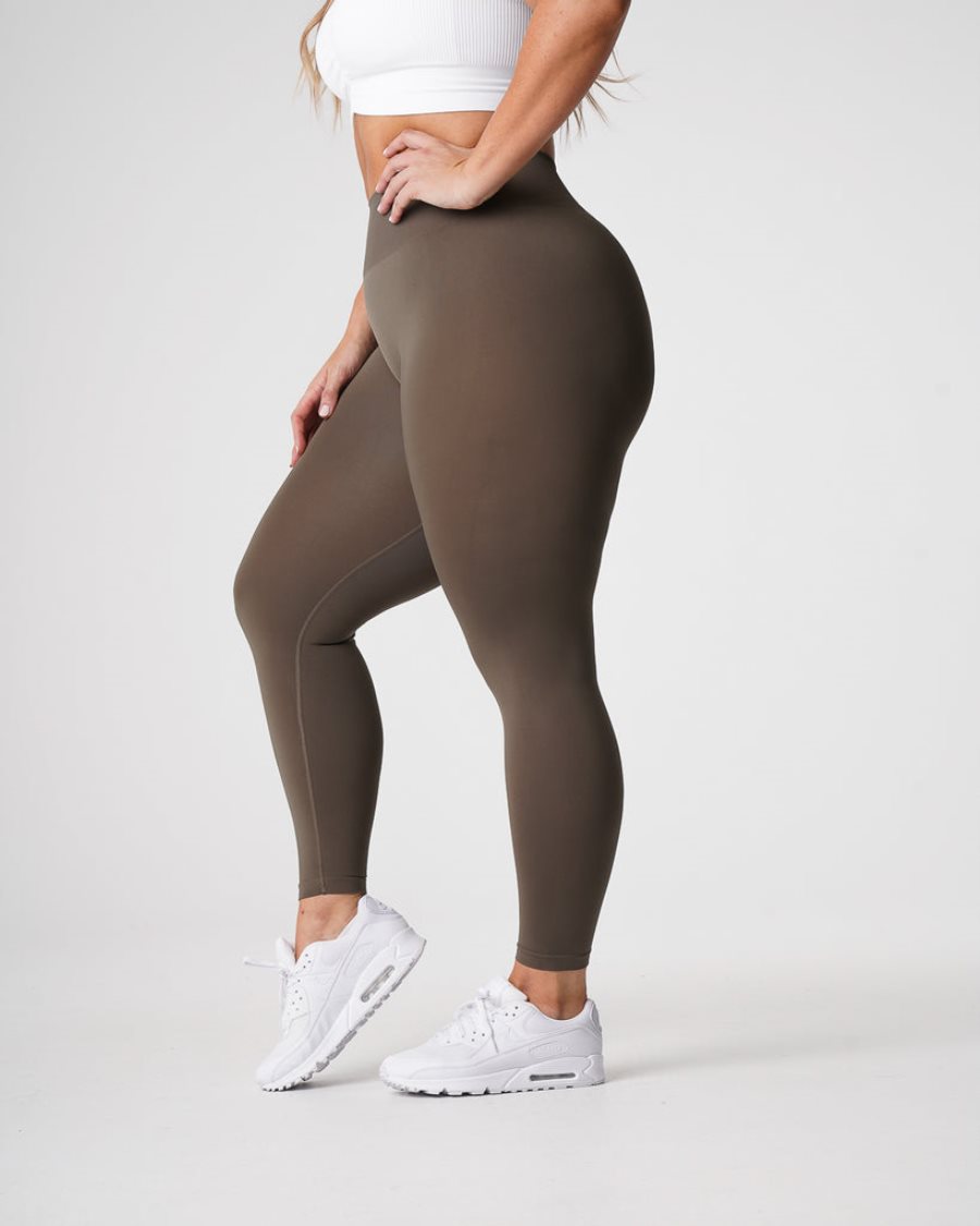 NVGTN Solid Seamless Leggings Damen Olivgrün Österreich | J4qWJ1vm