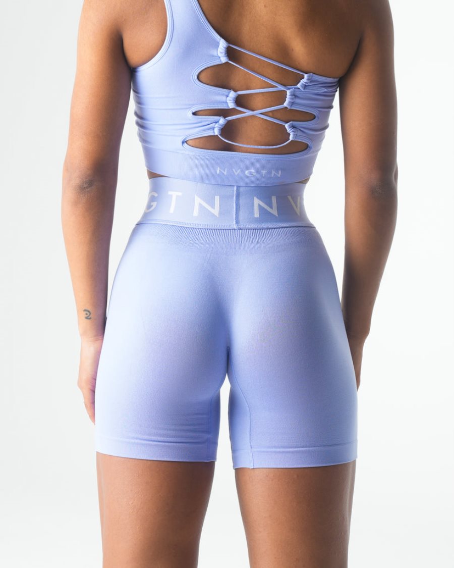 NVGTN Sport Seamless Kurze Hose Damen Helllila Österreich | QcJON8j5