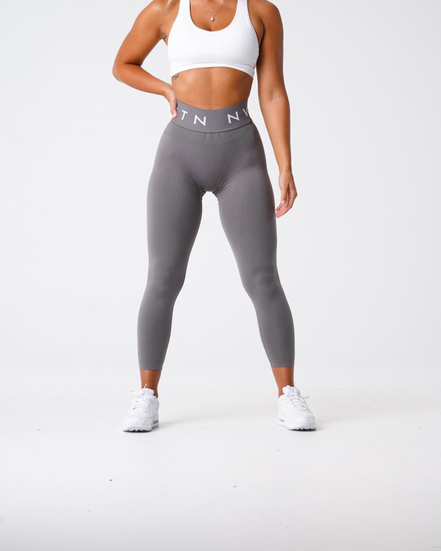 NVGTN Sport Seamless Leggings Damen Tiefesgrau Österreich | 2vbdJ8gO