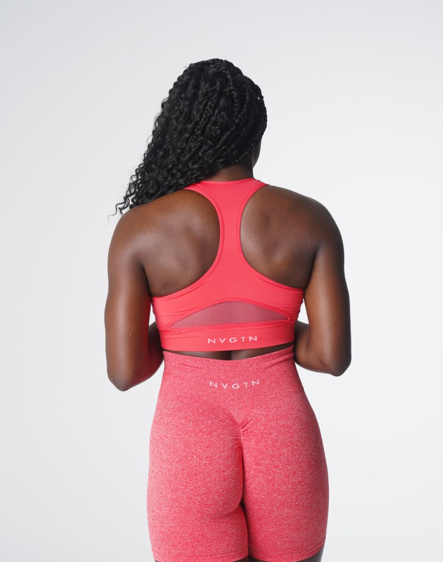 NVGTN Surge Seamless Sport Bh Damen Rot Österreich | 2ULRXuCc