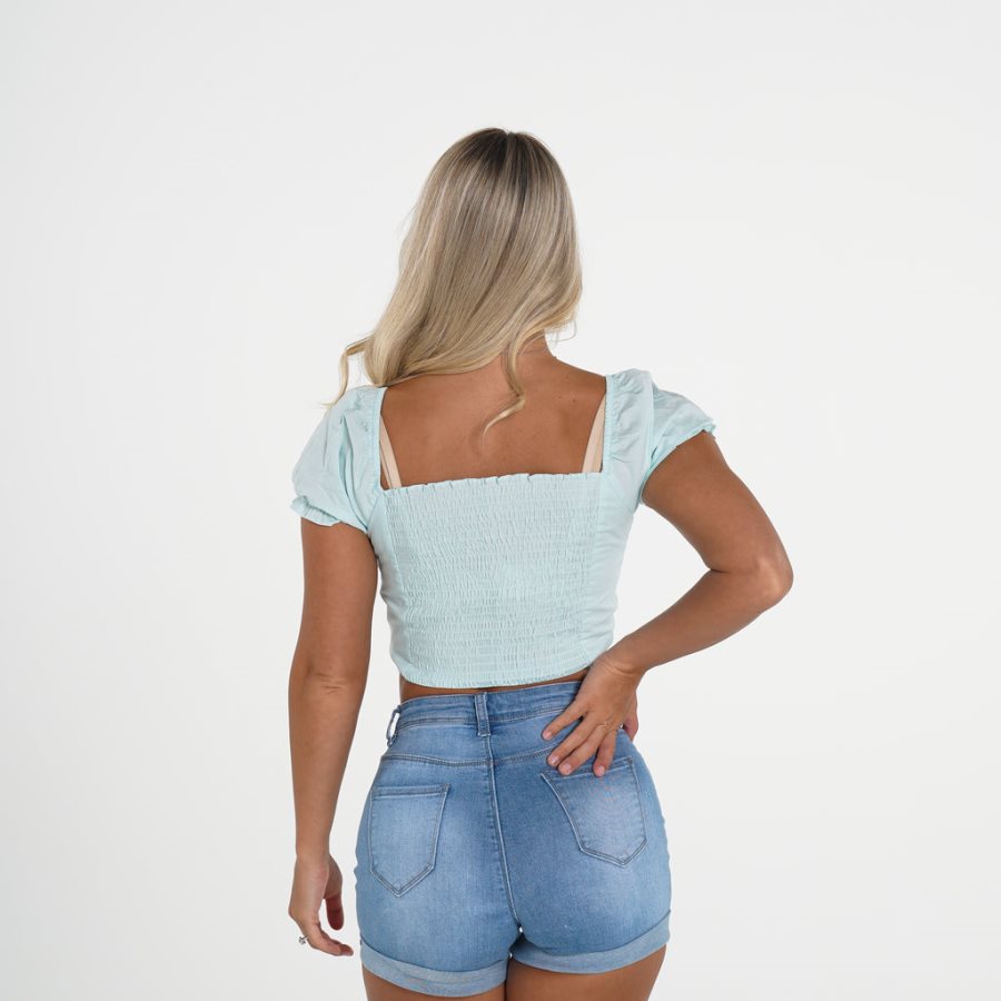 NVGTN Sweet n' Simple Bluse Damen Mintfarben Österreich | 4U5DzREF