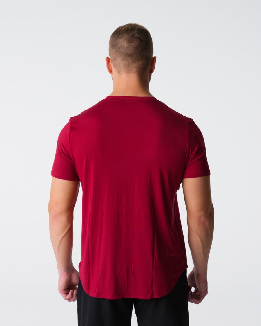 NVGTN Tech Fitted T-shirts Herren Rosa Österreich | QsBiSOTB