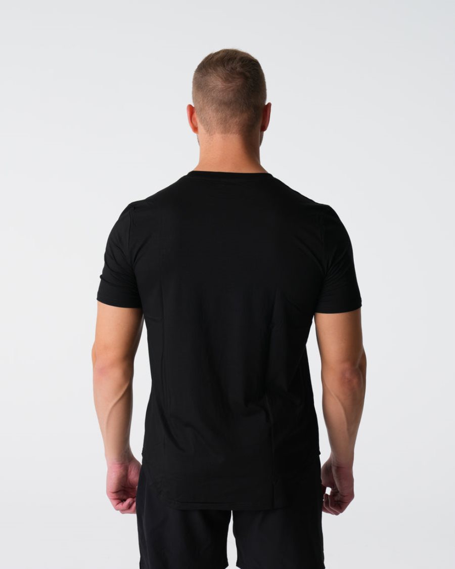 NVGTN Tech Fitted T-shirts Herren Schwarz Österreich | 2PIXLgXW