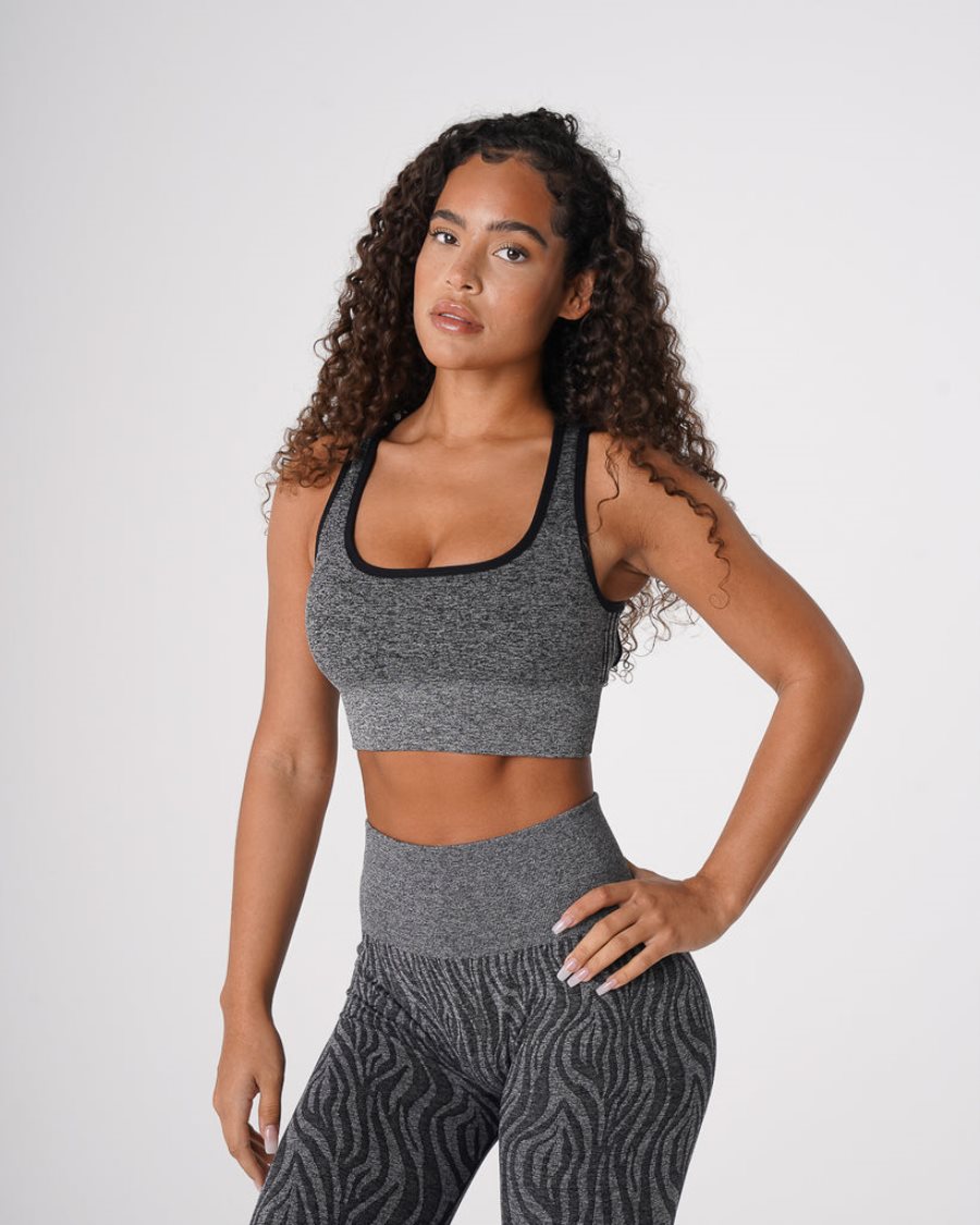 NVGTN Zebra Eclipse Seamless Sport Bh Damen Schwarz Österreich | Lor5Xq9o