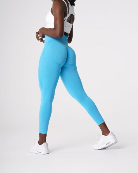 NVGTN Contour Seamless Leggings Damen Helltürkis Österreich | UxgOid5z