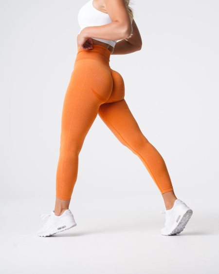 NVGTN Curve Seamless Leggings Damen Orange Österreich | cLcNVBw6