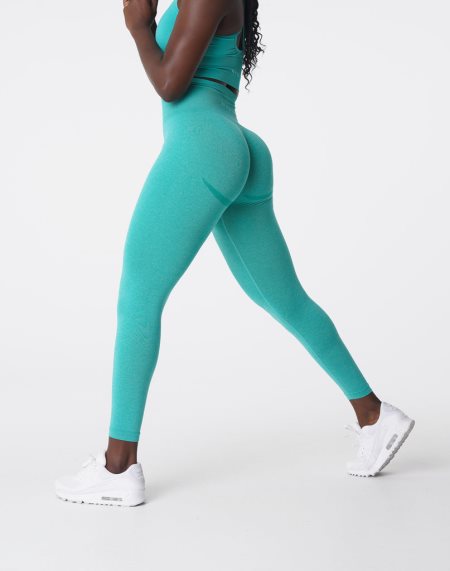 NVGTN Curve Seamless Leggings Damen Türkis Österreich | KPqTw4xN