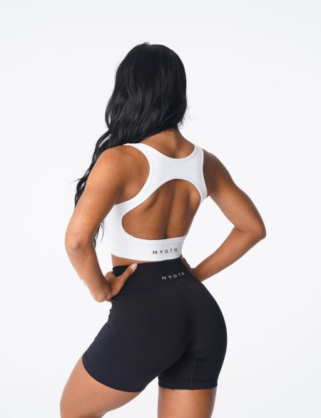 NVGTN Eclipse Seamless Sport Bh Damen Weiß Österreich | 6o4PJ5OX