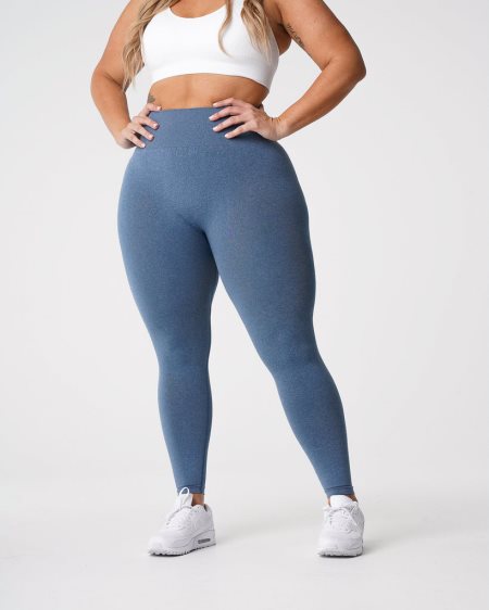 NVGTN NV Seamless Leggings Damen Blau Österreich | 5HHNbHC2