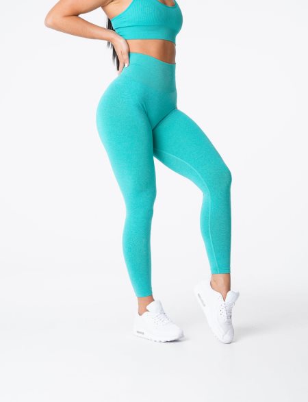 NVGTN NV Seamless Leggings Damen Türkis Österreich | d0f8IYwr