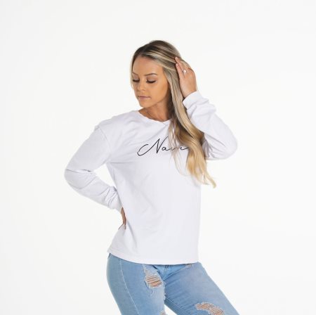 NVGTN Navi Crew Neck Oberteile Damen Weiß Österreich | 6QDqJqto