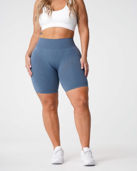 NVGTN Pro Seamless Kurze Hose Damen Blau Österreich | GOZ6NbHe