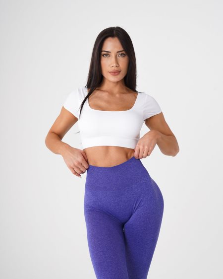 NVGTN Serene Seamless Sport Bh Damen Weiß Österreich | 4rSzGeMn