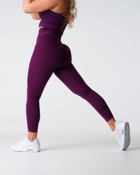 NVGTN Signature 2.0 Leggings Damen Dunkellila Österreich | o2pgPP8O