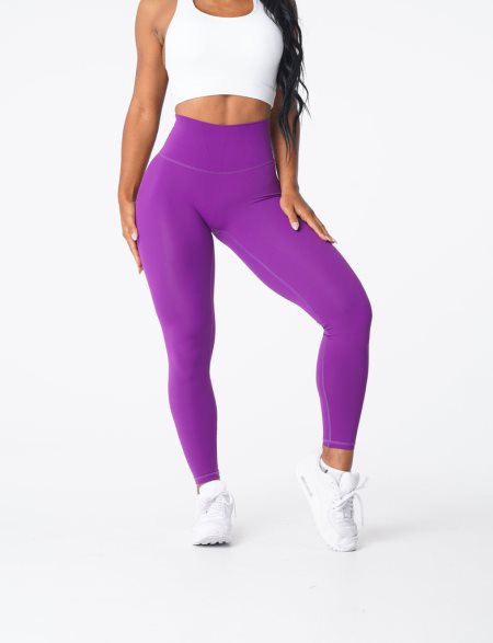 NVGTN Signature 2.0 Leggings Damen Lila Österreich | qLZv0yzt