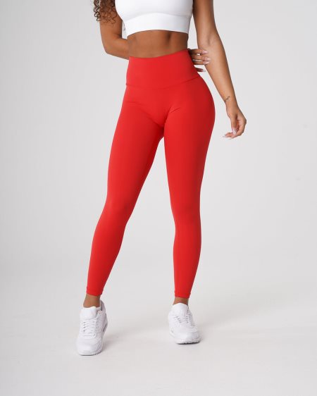 NVGTN Signature 2.0 Leggings Damen Rot Österreich | 6ahVNs4j