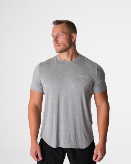 NVGTN Tech Fitted T-shirts Herren Grau Österreich | izD3ztdy