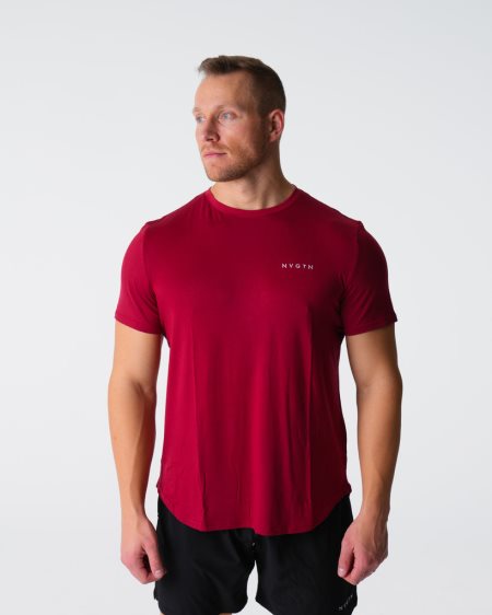 NVGTN Tech Fitted T-shirts Herren Rosa Österreich | QsBiSOTB